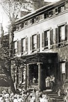 Baker-Snider house with marching band